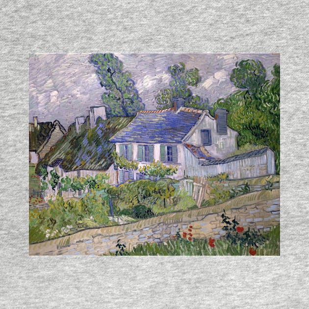 Houses at Auvers by Vincent van Gogh by Classic Art Stall